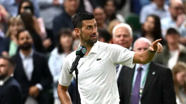 Novak Djokovic addresses Wimbledon crowd reaction