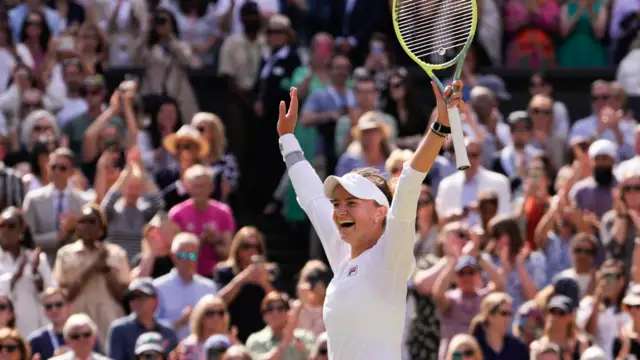 Barbora Krejcikova wins Wimbledon women's final against Jasmine Paolini