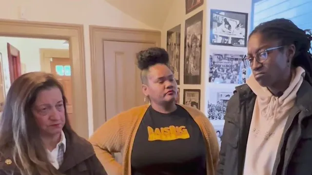 Trump and Harris supporters clash over values in unlikely meeting