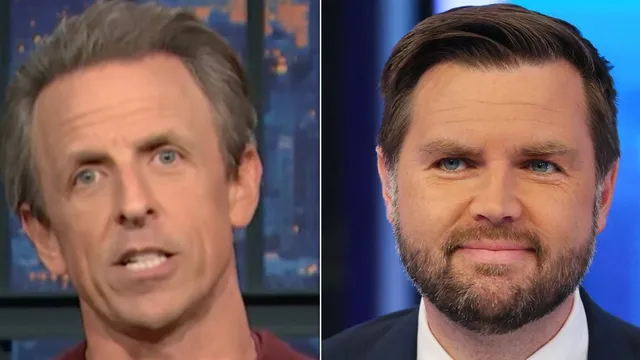Seth Meyers critiques JD Vance on Late Night for off-putting behavior