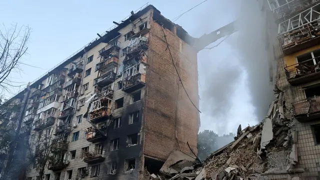 Russian attack on Kyiv kills 14 and injures dozens during G7 summit