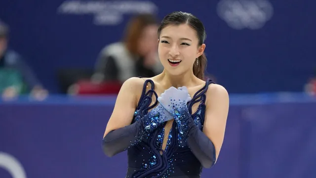 Kaori Sakamoto leads women’s short program at world figure skating championships
