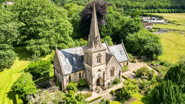 Converted church for sale in rural Somerset at £1.75 million