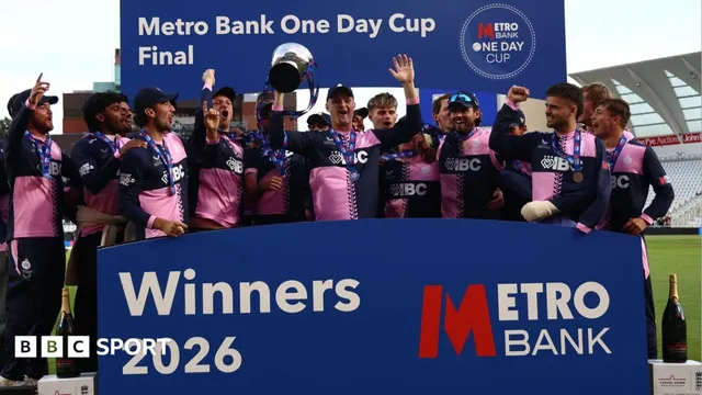Middlesex beat Leicestershire by 31 runs to win One Day Cup final in England