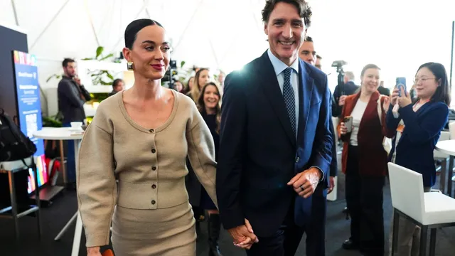 Katy Perry and Justin Trudeau shine together at global summit