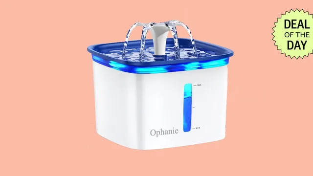 Walmart slashes Ophanie pet fountain price by 58 percent