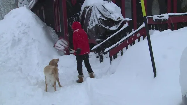 Heavy rain and snow create hazardous conditions in Northern California