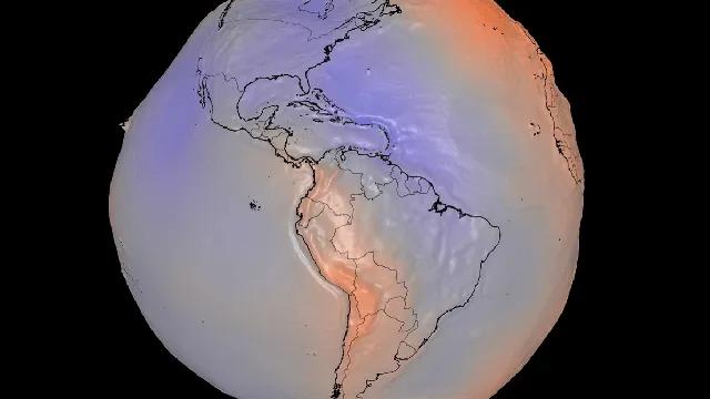 NASA reveals Earth's lumpy gravitational field through new 3D model