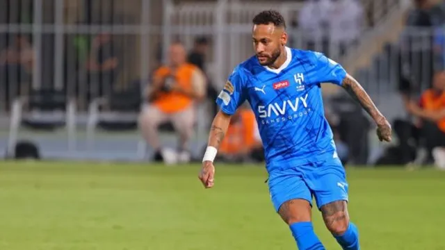 Neymar returns to training with Al Hilal after knee injury