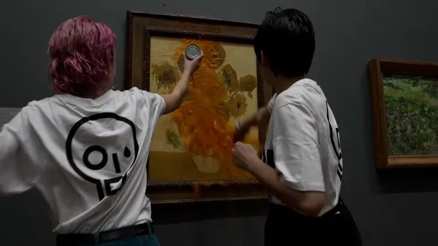 Just Stop Oil Activists Found Guilty for Attacking Van Gogh Painting with Soup