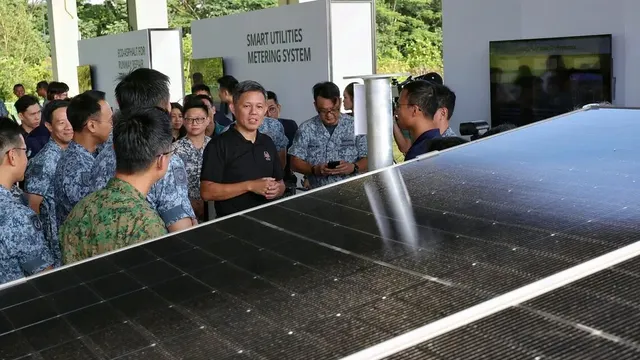 Singapore completes second solar farm at military base to boost energy resilience