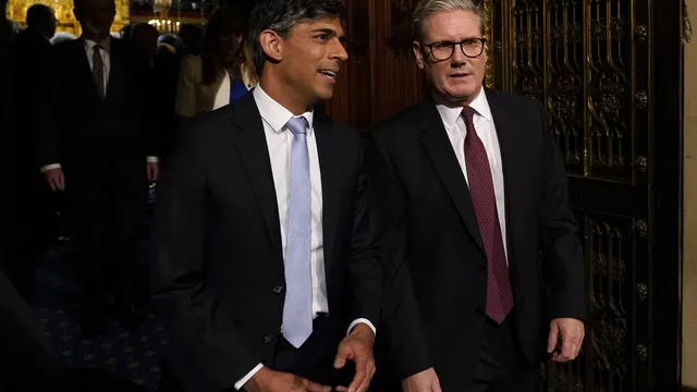 Sir Keir Starmer addresses crowd in Northern Ireland as child interrupts