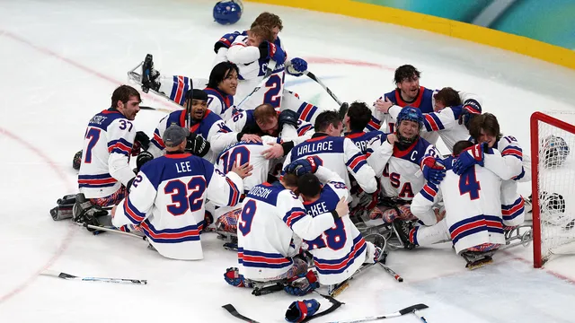 Team USA secures gold after dominating Canada in sled hockey final