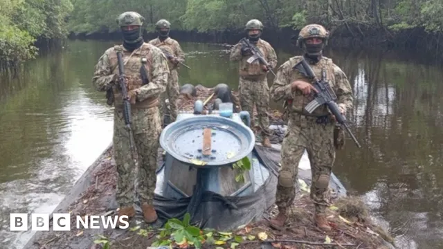 Ecuadorean troops seize 35m narco-sub ready for drug smuggling