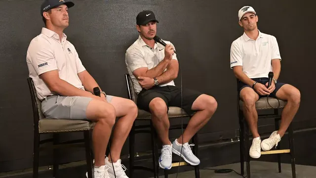 Brooks Koepka and Bryson DeChambeau join forces to battle McIlroy and Scheffler