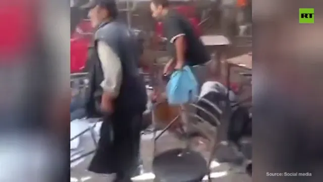Explosion in Damascus cafe kills five and injures many