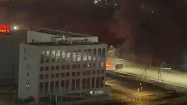 Russian oil refinery under attack as Ukraine escalates drone strikes