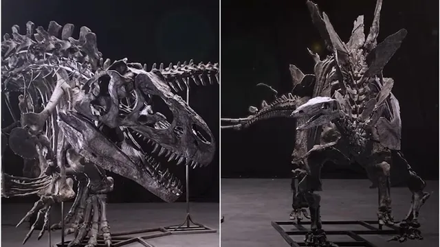 Christie's dinosaur auction show challenges New York's supremacy