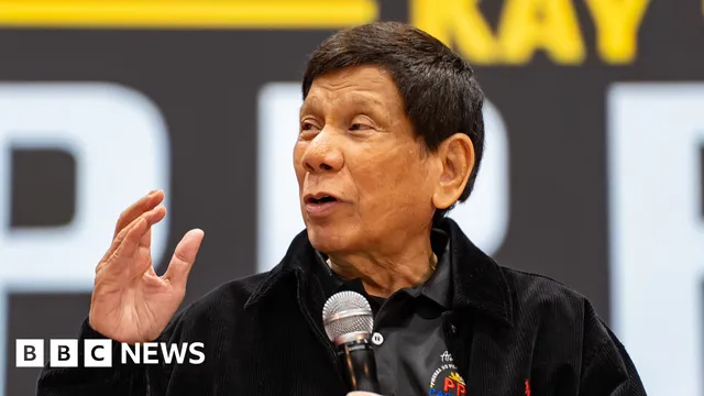 Duterte runs for mayor while detained in The Hague