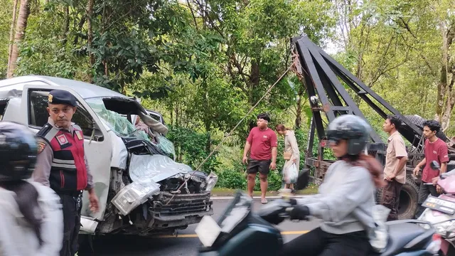 Five killed in Bali tourist minibus crash after driver loses control