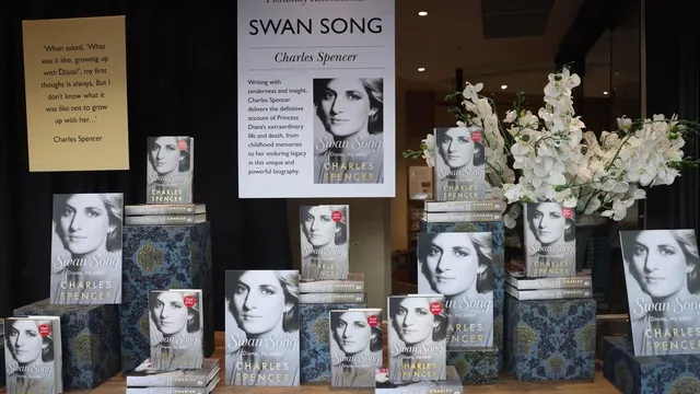 Earl Spencer's memoir about Princess Diana goes on sale in UK bookshops