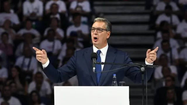 Serbia's Aleksandar Vucic begins campaign for prime minister ahead of elections
