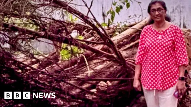 Sri Lankan woman shelters desperate families during floods