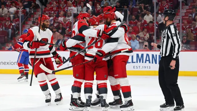 Carolina Hurricanes dominate with physical play against Montreal Canadiens