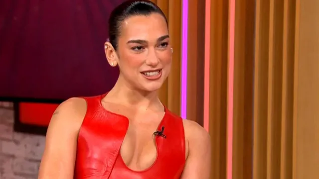 Dua Lipa's shocking reunion with childhood music teacher steals the show with Elton John
