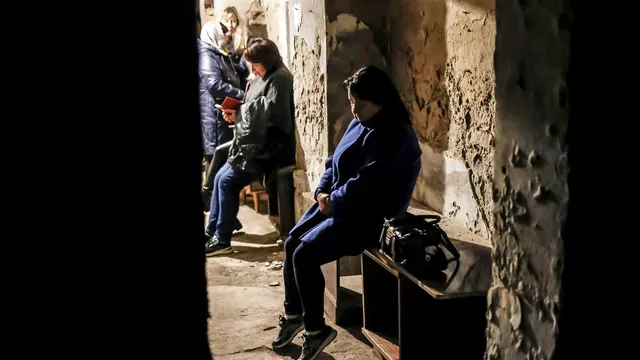 Children in Nikopol seek refuge in underground schools amid bombardment