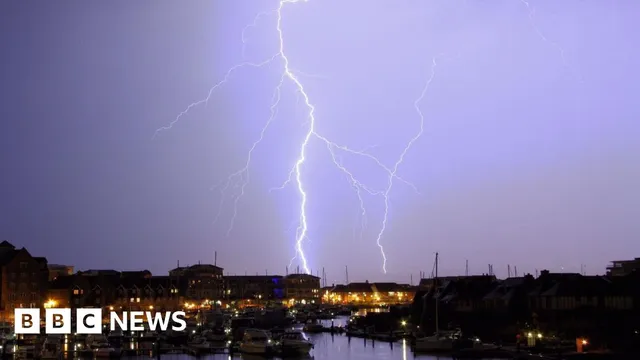 Thunderstorm warning for England and Wales: Risk of flooding and hail