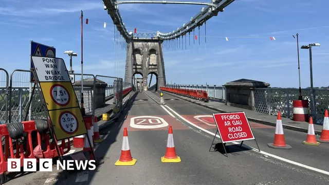 Menai Suspension Bridge suffers repeated closures due to overweight vehicles