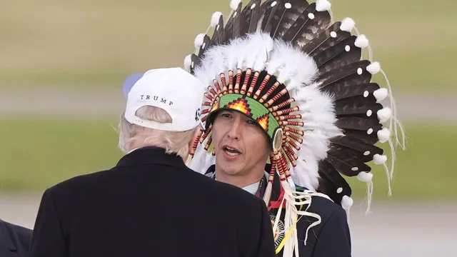 Indigenous leader confronts Trump over pain and suffering caused