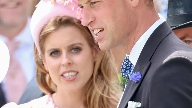 Princess Beatrice Covers for Prince William at Event