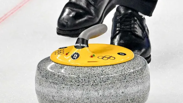 Lights on curling stones ensure fair play in Winter Olympics