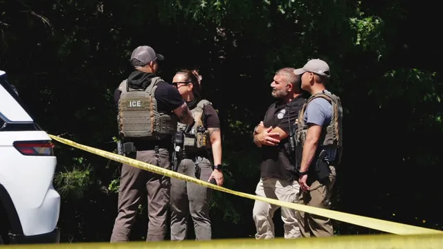 Suspect strikes ICE agent with van during arrest attempt