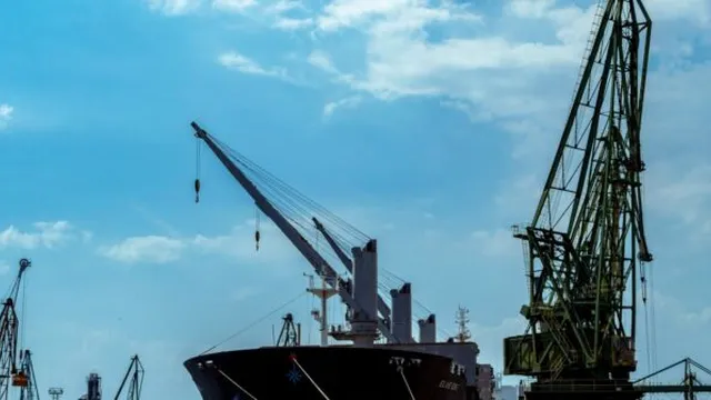 Romanian President Accuses Russia After Drone Sinks Cargo Ship Off Black Sea Coast