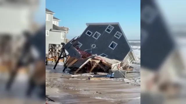 28 homes lost as powerful nor'easter slams North Carolina