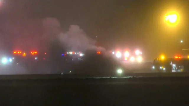 Private jet crashes during takeoff amid severe winter storm