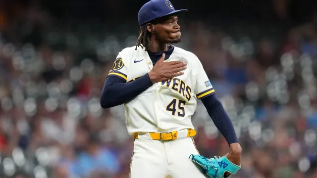Abner Uribe suspended for one game after obscene gesture toward Cardinals