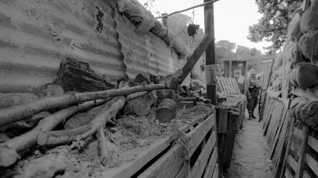 U.S. soldiers trapped by Germans in Argonne Forest fight for their lives