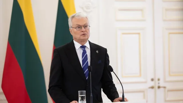 Lithuanian President Gitanas Nausėda says 5% of GDP for defense is not enough, but social needs matter