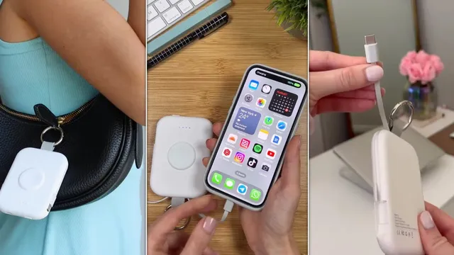Portable charger powers Apple devices quickly and efficiently