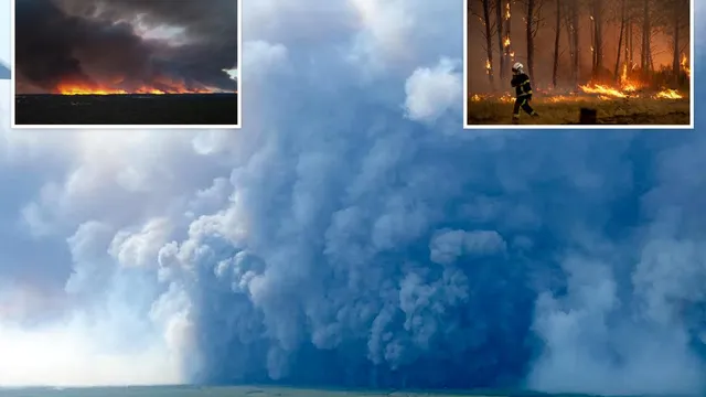 Fire clouds threaten to worsen wildfires in France