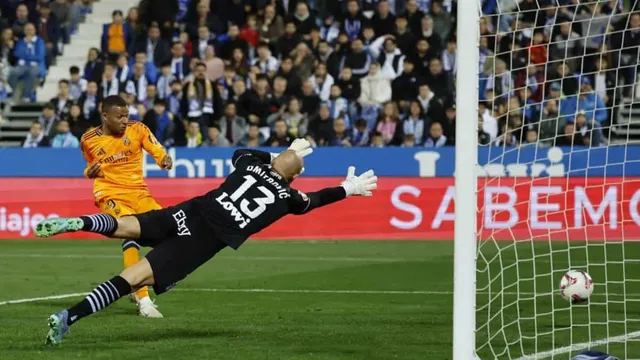 Kylian Mbappe ends goal drought as Real Madrid beats Leganes
