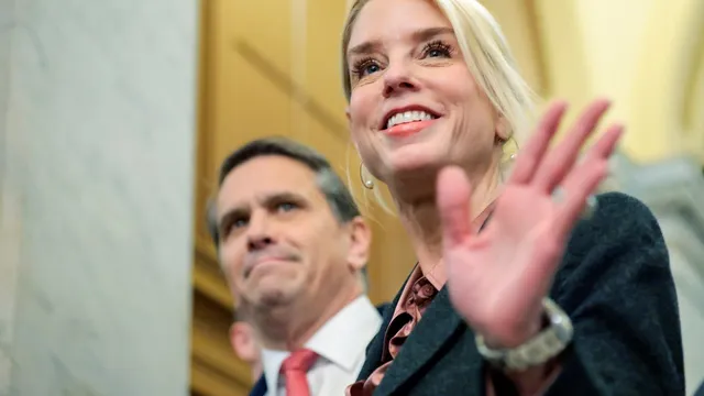Pam Bondi pledges to follow the law amid Epstein files scrutiny