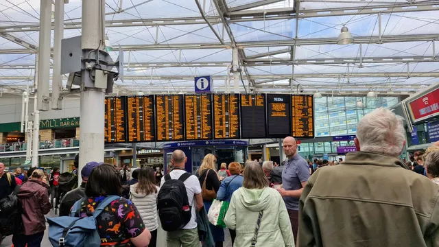 Major rail disruption hits Midlands and north-west England due to power failure