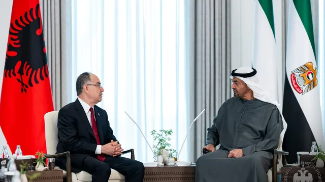 Albanian president makes first official visit to UAE