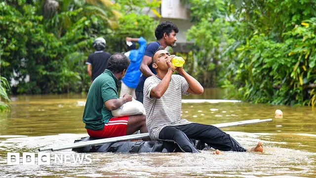 Sri Lanka suffers devastating floods and landslides, causing dozens of deaths