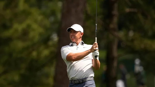 Rory McIlroy soars up the leaderboard with stunning eagle at the Masters